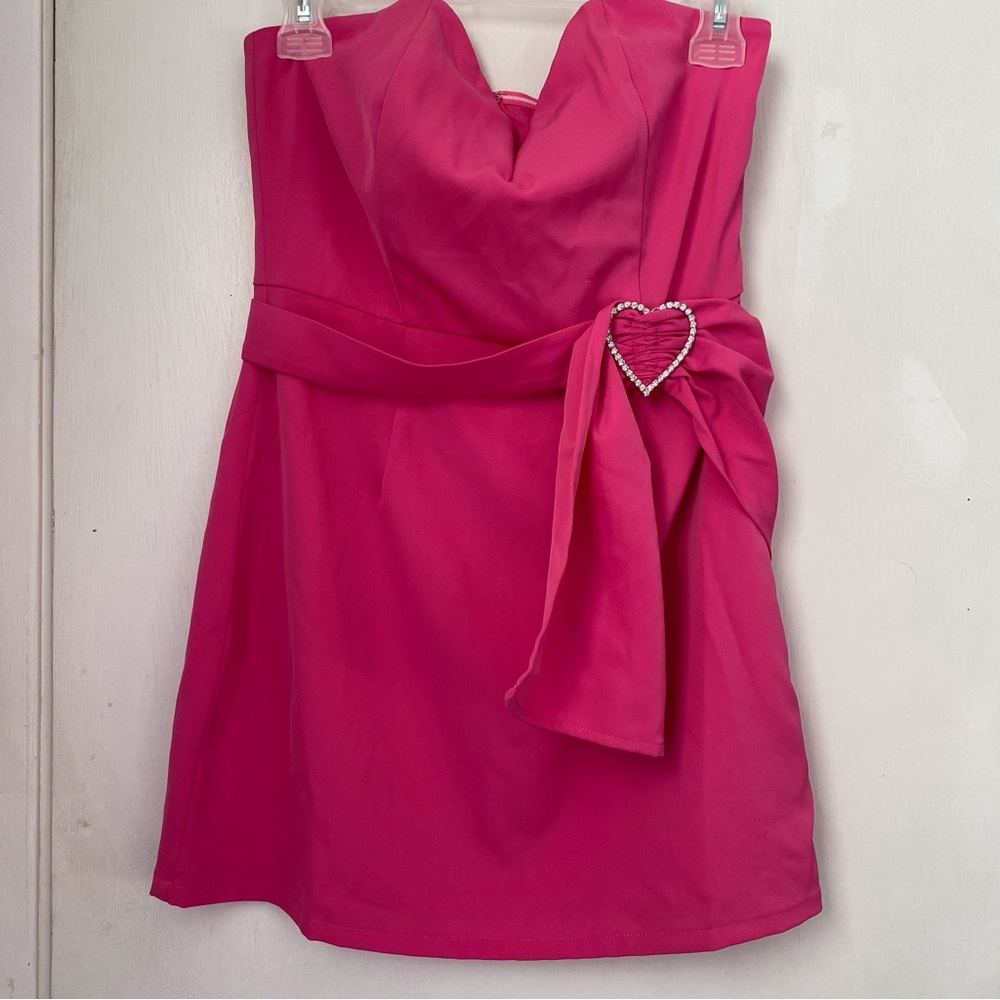 Superdown Short Pink Date Night Dress